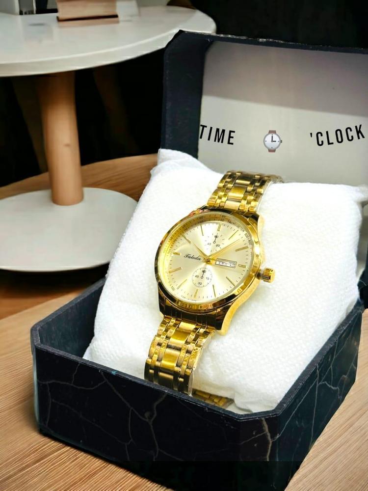 Men's All-Golden Premium Analogue Watch