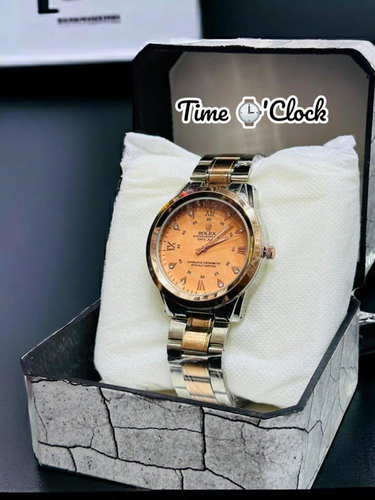 Men's Golden Analogue Watch – Timeless Luxury for Every Occasion